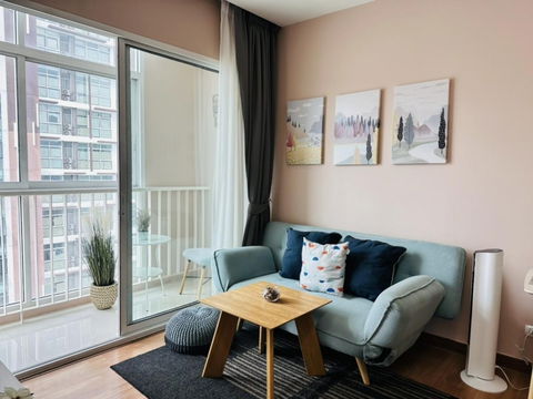 🎈 #PO2601_080🎈💥Urgent💥 Available January 25, 2026. Click quickly before it's gone‼️ For Rent 1️⃣5️⃣k.🔥🔥 The Coast Bangkok Bangna Condo