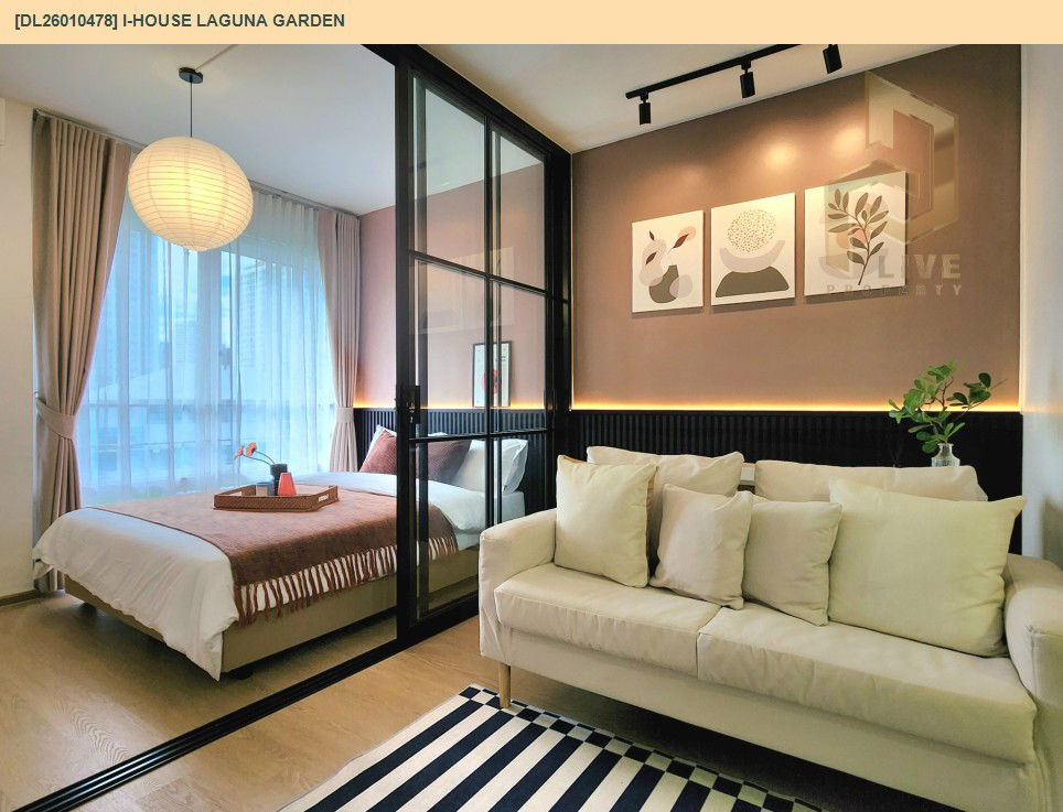 picture DL26010478 Condo for rent, I-House Laguna Garden near MRT เพชรบุรี, ready to move in, call urgently 0653619502 LineID @897iyzll - 3/8