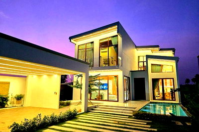 Houses for sale Bang Lamung Chonburi : [920471004-1110] 5-Bedroom Pool villa at Atmos Prime Villa Pattaya
