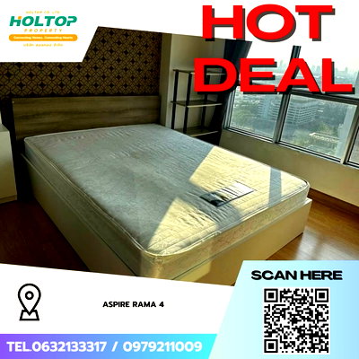 Condos for rent Kluai Nam Thai : #Z4174💥 150169 🔥 Condo for Rent: Aspire Rama 4