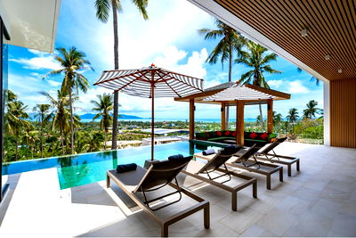 บ้านเดี่ยว เกาะสมุย สุราษฎร์ธานี : [920121001-2782] Elegant 3-Bedroom Villa with Private Pool Near Maenam Beach