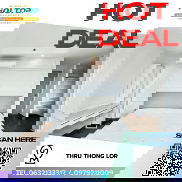 #R8872 🎉 170169 ให้เช่าคอนโด Thru Thong Lor