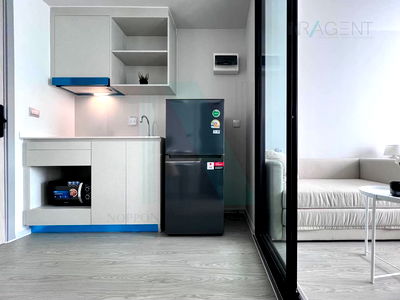 เช่าคอนโด ซอยอ่อนนุช (สุขุมวิท 77) : 🎉 ให้เช่าคอนโด แอทโมซ โอเอซิส อ่อนนุช อาคาร 1 ชั้น 4 สตูดิโอ ขนาด 26 ตรม ใกล้ ตลาดเอี่ยมสมบัติ