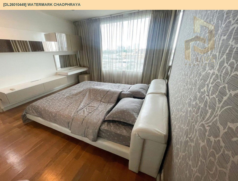 picture DL26010449 Condo for sale, Watermark Chaophraya near BTS Krung Thon Buri, ready to move in, call urgently 0614453194 LineID @162cjixi - 6/12