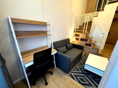 เช่าคอนโด รพ.พระราม 9 : ให้เช่าคอนโด ไซมิส พระราม 9 อาคาร B ชั้น 14 Duplex ขนาด 37 ตรม ใกล้ MRT พระราม 9