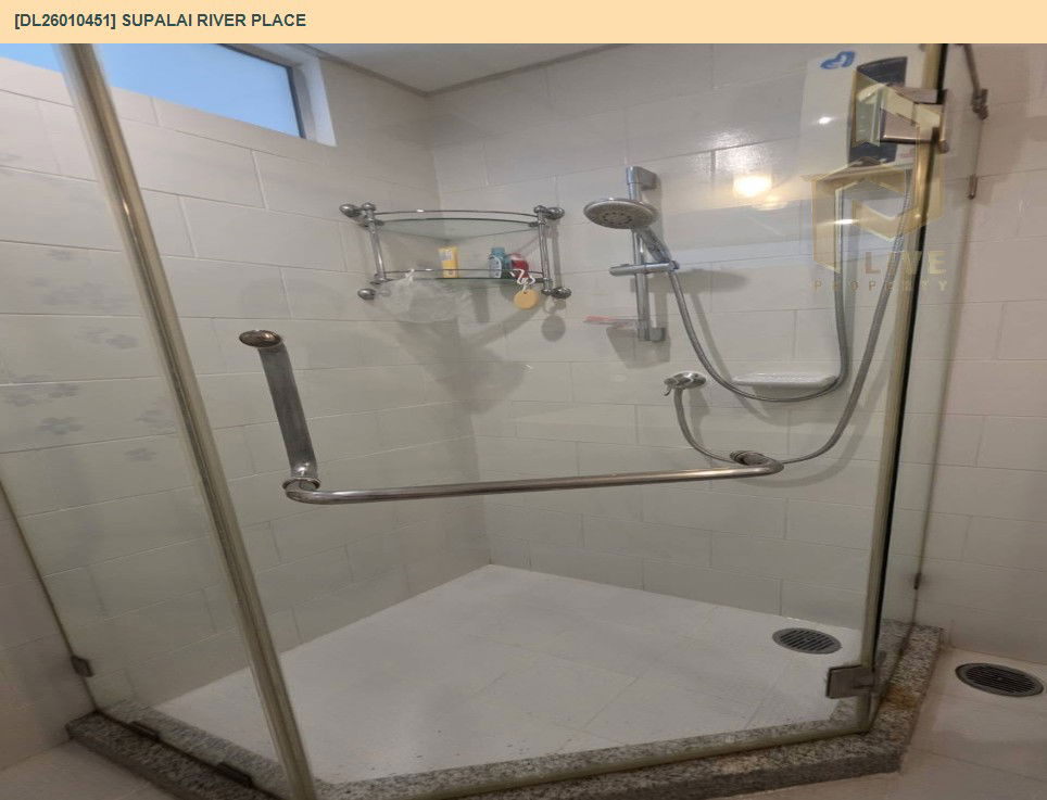 picture DL26010451 Condo for rent, Supalai River Place near BTS Krung Thon Buri, ready to move in, call urgently 0800343450 LineID @655ebbvc - 10/11