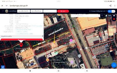ที่ดิน ถนนจอมเทียนสาย 1 : ขายที่ดิน 611 ตรว. ติดโรงแรม 5 ดาว Wyndham จอมเทียน พัทยา จากสุขุมวิท 200 เมตร จากตึกสร้างใหม่ 100 เมตร ใกล้ถนนจอมเทียนสาย 2  เยื้องตลาดน้ำ 4 ภาค 