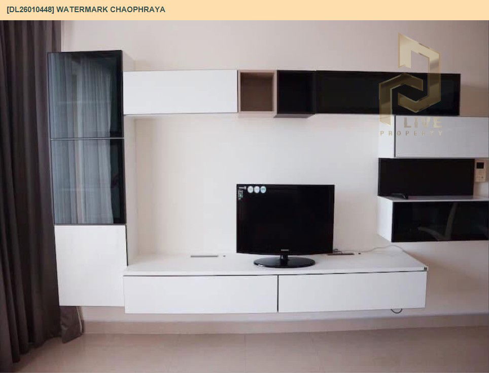 picture DL26010448 Condo for rent, Watermark Chaophraya near BTS Krung Thon Buri, ready to move in, call urgently 0614453194 LineID @162cjixi - 5/12