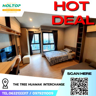 คอนโดให้เช่า : #R8874 🎉 170169 ให้เช่าคอนโด The Tree Huamak Interchange 