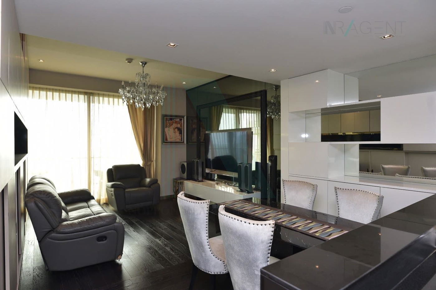 picture ð For Rent Condo THE PANO Building 1, Floor 24,2 bed room, Room size 100 sqm - 1/8