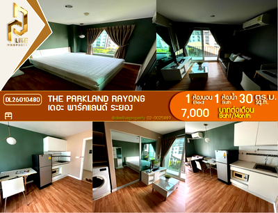 Condos for rent Rayong : DL26010480 Condo for rent, The Parkland Rayong near -, ready to move in, call urgently 0656133286 LineID @534wlwof