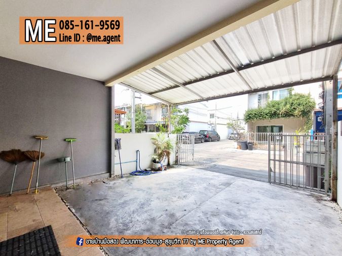 3-bed townhouse for rent, 110 sqm, 17 sq wah, VILLETTE LITE PATTANAKARN 38