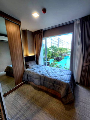 เช่าคอนโด ม.ธรรมศาสตร์ ศูนย์รังสิต : 🏡 ให้เช่า Kave Town Island 2 ห้องนอน💖  ✨ ตึก A ชั้น 3 วิวสระสวย