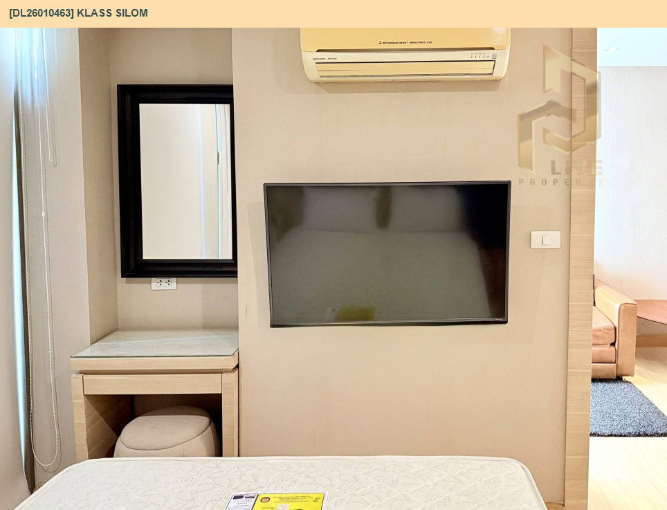 picture DL26010463 Condo for rent, Klass Silom near BTS Chong Nonsi, ready to move in, call urgently 0614453194 LineID @162cjixi - 11/11