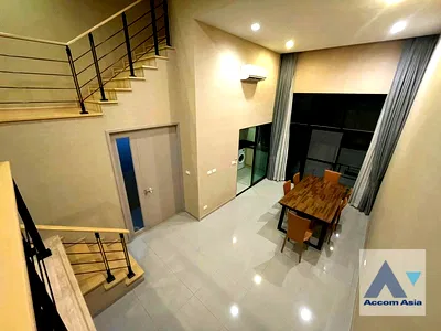 เช่าทาวน์โฮม โกลเด้น เพลส พระราม 9 : 🔼🔽 AccomA 📩 Fully Furnished,Pet friendly 3 BR Townhouse @Arden Pattanakarn (AA45314)