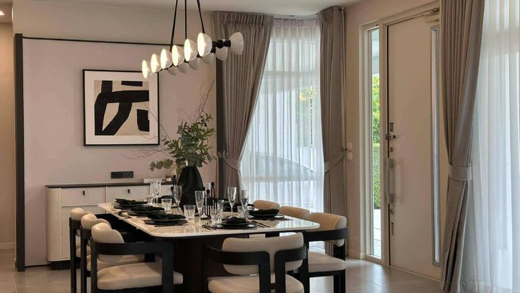 4-bed house for rent, 335 sqm, 152 sq wah, Mantana Bangna - Wongwaen
