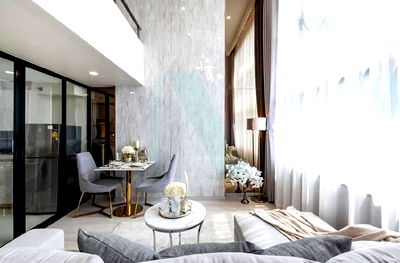 คอนโดให้เช่า : ให้เช่าคอนโด ไนท์บริดจ์ ไพร์ม สาทร อาคาร 1 ชั้น 28 Duplex ขนาด 37.00 ตรม ใกล้ Empire Tower