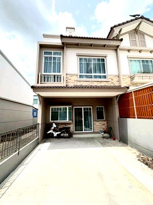 เช่าทาวน์โฮม กระทุ่มแบน สมุทรสาคร : ให้เช่าทาวน์โฮม20.1ตรว. ม.วิลลาจจิโอ เพชรเกษม - สาย4 ถ.พุทธสาคร สวยสภาพดี 12k/เดือน