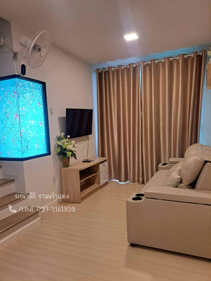 รูป ให้เช่าบ้าน ฺทาวน์โฮม 2 ชั้น อณาสิริ รามคำแหง บ้านใหม่ พร้อมอยู่ 📞/LINE 097-2161939 - รูปที่ 6/12