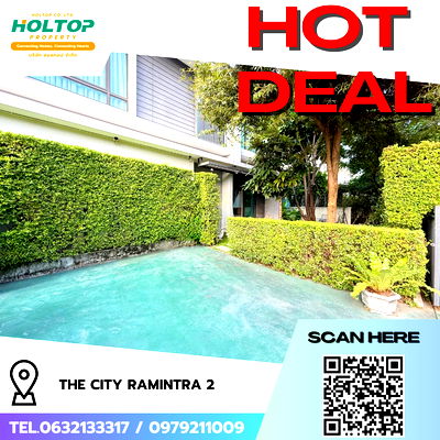 บ้านเดี่ยวให้เช่า : #R8900   🎉 180169 ให้เช่าบ้าน The City Ramintra 2 