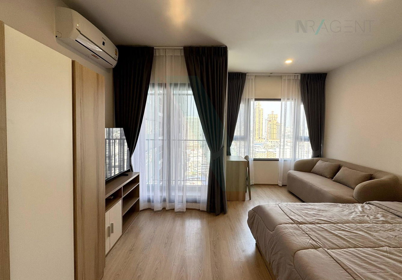 picture 🔺 For Rent Condo LIFE RAMA 4-ASOKE Building 1, Floor 18,Studio, Room size 27 sqm - 4/8