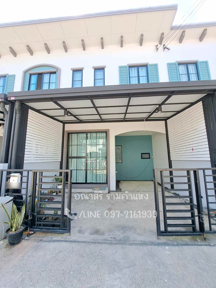 รูป ให้เช่าบ้าน ฺทาวน์โฮม 2 ชั้น อณาสิริ รามคำแหง บ้านใหม่ พร้อมอยู่ 📞/LINE 097-2161939 - รูปที่ 1/12