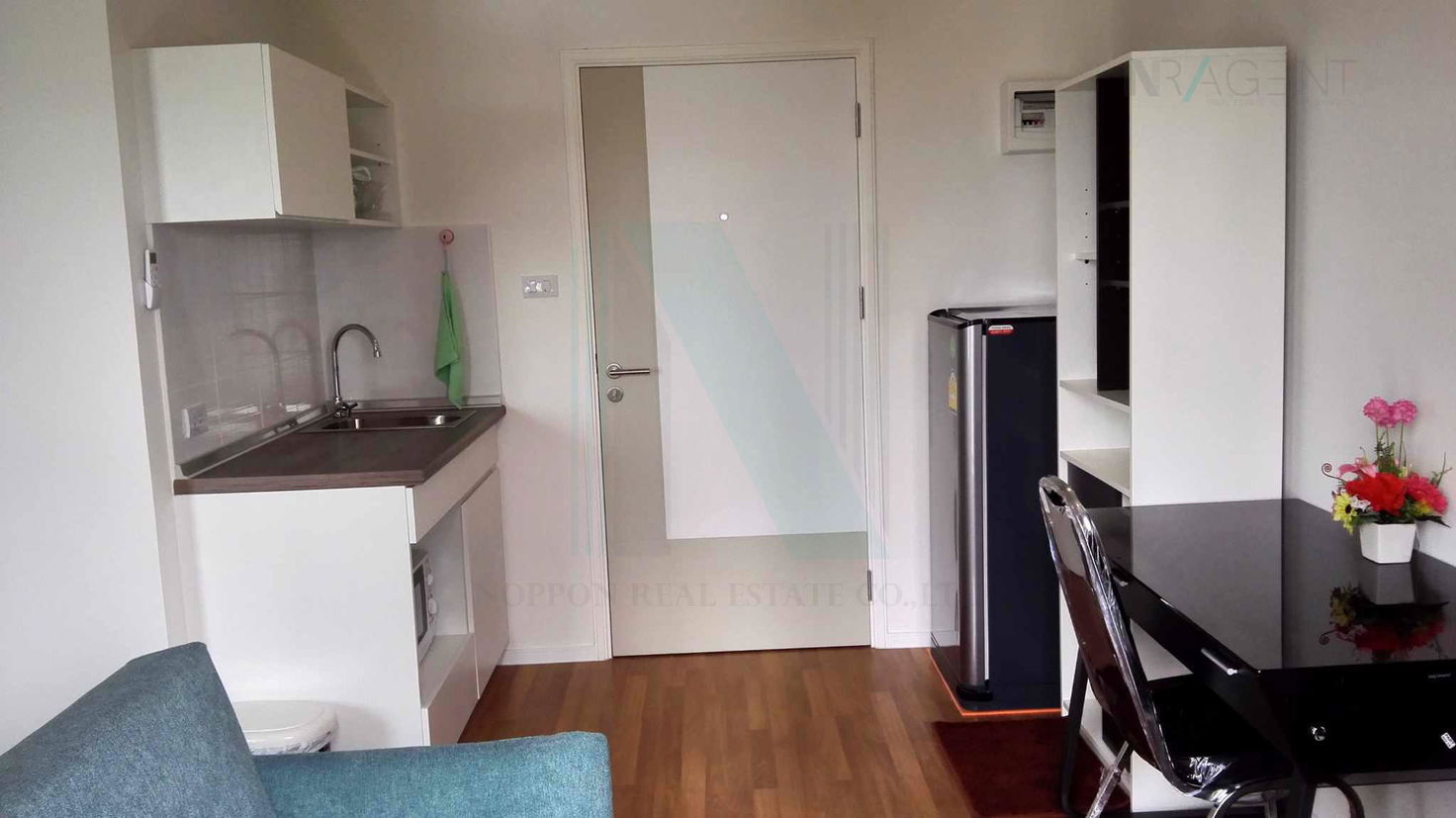 picture ð For Rent Condo LUMPINI PLACE BANGNA KM.3 Building A, Floor 8,Studio, Room size 23 sqm - 6/8