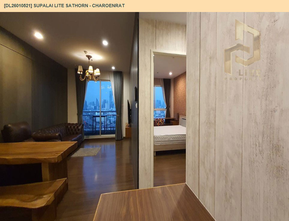 รูป DL26010521 ให้เช่าคอนโด ศุภาลัย ไลท์ สาทร - เจริญราษฎร์ (Supalai Lite Sathorn - Charoenrat) ใกล้ BTS สุรศักดิ์ พร้อมเข้าอยู่ โทรด่วน 0656133286 LineID @897iyzll - รูปที่ 15/16