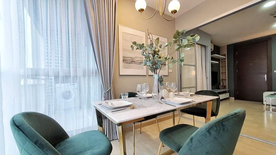 picture For Rent ! 𝐑𝐡𝐲𝐭𝐡𝐦 𝐑𝐚𝐭𝐜𝐡𝐚𝐝𝐚 1 Bedroom 1 Bathroom 46 Sq.m. Near MRT-Ratchadapisek - 8/12