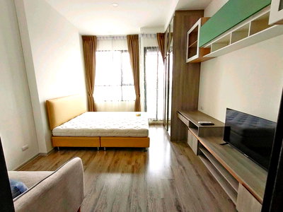 คอนโดให้เช่า : PFD-07854 ให้เช่า Knightbridge Collage Ramkhamhaeng (ไนท์บริดจ์ คอลลาจ) 1 นอน แต่งครบพร้อมอยู่ 