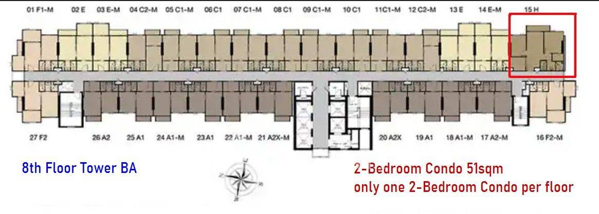 picture 2-BR Condo at Niche Mono Ramkhamhaeng close to Ramkhamhaeng (ID 2541446) - 16/46