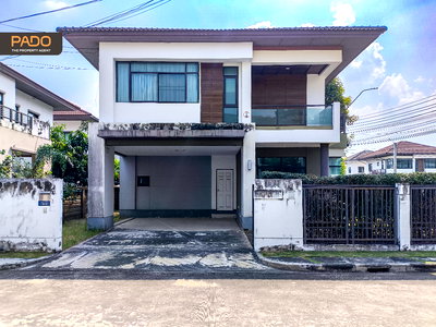 บ้านเดี่ยว กรุงเทพมหานคร : ขาย สราญสิริ พหลโยธิน - สายไหม 58 ตร.ว. 3 ห้องนอน 3 ห้องน้ำ - บ้านมุม ไม่มีสายไฟหน้าบ้าน ทิศเหนือ