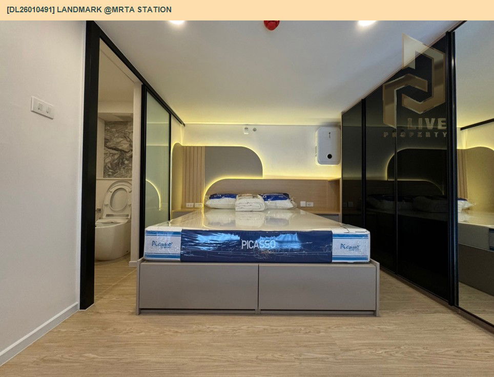 รูป DL26010491 ให้เช่าคอนโด แลนด์มาร์ค แอทเอ็มอาร์ทีเอ สเตชั่น (Landmark @MRTA Station ) ใกล้ - พร้อมเข้าอยู่ โทรด่วน 0653619502 LineID @897iyzll - รูปที่ 9/21