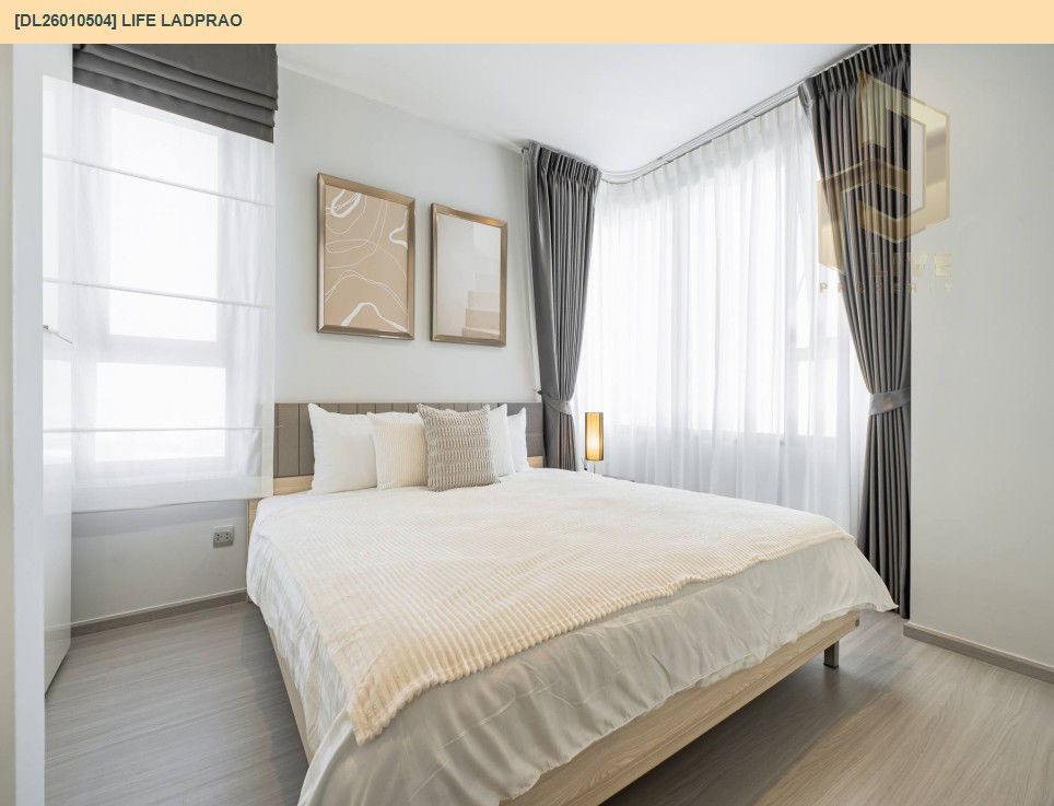 รูป DL26010504 ให้เช่าคอนโด ไลฟ์ ลาดพร้าว (Life Ladprao) ใกล้ BTS ห้าแยกลาดพร้าว พร้อมเข้าอยู่ โทรด่วน 0614453194 LineID @162cjixi - รูปที่ 6/7