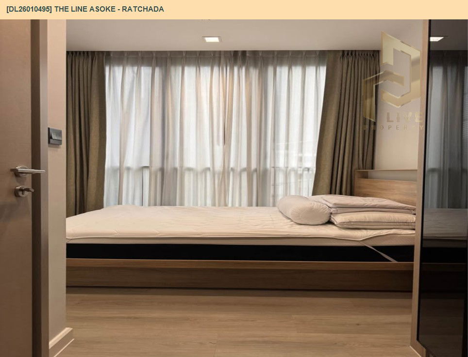 รูป DL26010495 ให้เช่าคอนโด เดอะ ไลน์ อโศก - รัชดา (The LINE Asoke - Ratchada) ใกล้ MRT พระราม 9 พร้อมเข้าอยู่ โทรด่วน 0614453194 LineID @162cjixi - รูปที่ 3/10