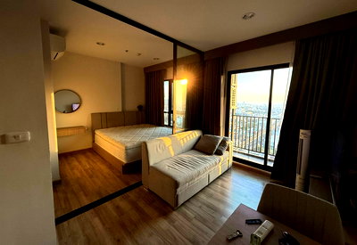 คอนโดให้เช่า : ว่างพร้อมอยู่! Niche แบริ่ง . 1นอน 33ตร.ม. Line id: @pfagent