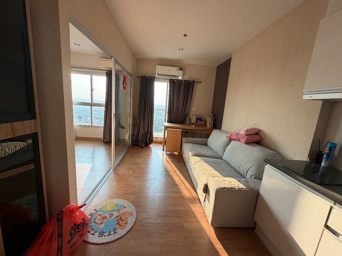 ให้เช่า ห้องตกแต่งสวย พร้อมเข้าอยู่ คอนโด The Parkland Phetkasem ติดรถไฟฟ้า MRT หลักสอง