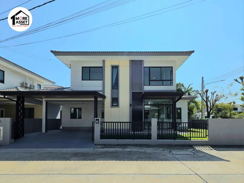 ขายบ้านเดี่ยว : ขายบ้านเดี่ยวหลังมุม คาซ่าวิลล์ ปิ่นเกล้า-ศรีรัช  บ้านสวยพร้อมอยู่ ทำเลดี ใกล้ทางด่วน