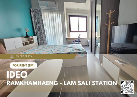 รูปภาพ ให้เช่า 📍 Ideo Ramkhamhaeng - Lam Sali Station 📍 เฟอร์นิเจอร์ และ เครื่องใช้ไฟฟ้าครบ ใกล้ MRT แยกลำสาลี