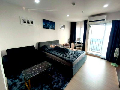 Condos for rent : PFD-07859 For rent Supalai Veranda Sukhumvit 117 near BTS Pu Chao | 20th floor, high view, Studio 29 sq m. (large room 9,000 baht.