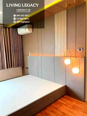 คอนโดให้เช่า : T7K8IX ให้เช่าคอนโด Lumpini Ville Phatanakan - Srinakarin 31.5 ตร.ม. ชั้น 21 line id : @livinglegacy