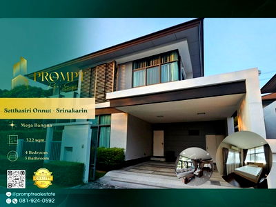 เช่าบ้านเดี่ยว ซอยอ่อนนุช (สุขุมวิท 77) : ST13772 - Setthasiri Onnut - Srinakarin