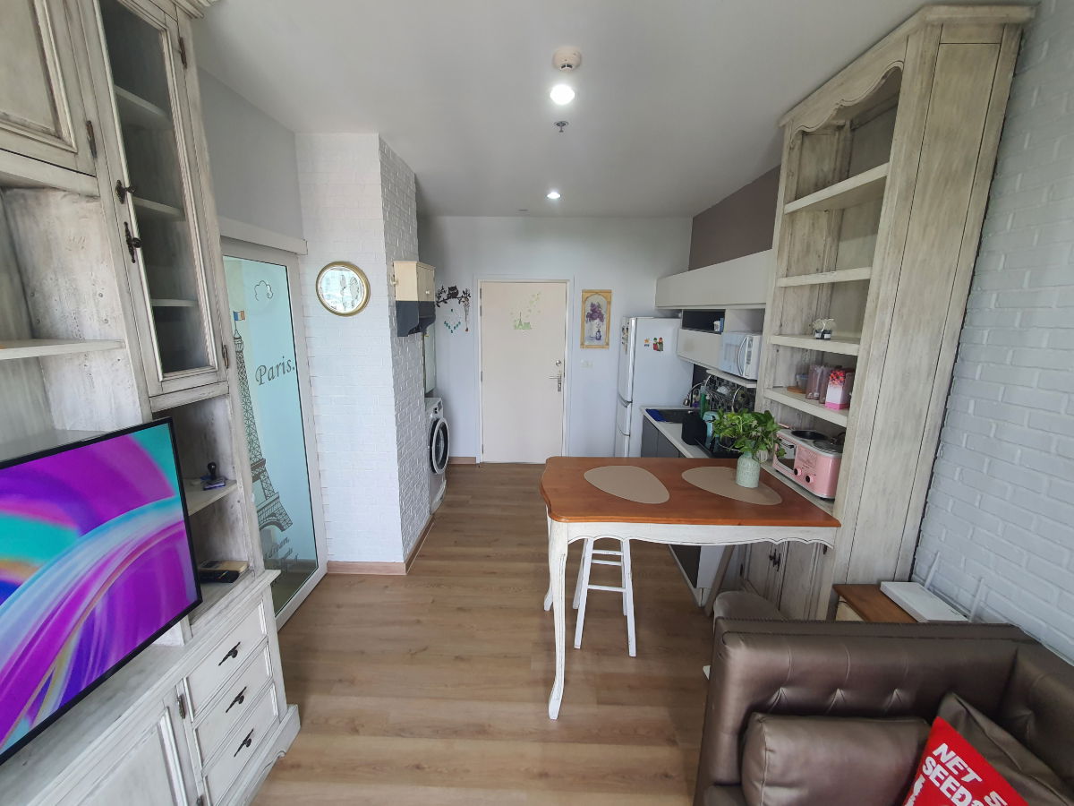 รูป คอนโดติด BTS วุฒากาศ แค่ 80 เมตร! ห้องสวยครบ พร้อมอยู่ วิวพระมหาเจดีย์วัดปากน้ำ ทำเลเข้าเมืองสาทรสะดวก ใกล้ห้าง เดินทางง่าย ส่วนกลางดี ราคาจับต้องได้ - รูปที่ 9/28