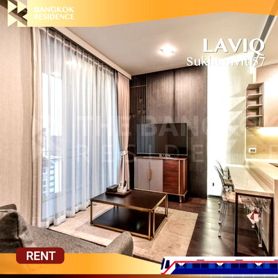 คอนโดให้เช่า :  ยูนิตชั้นสูง สวย พร้อมอยู่! 💚 Laviq Sukhumvit 57 ใกล้ BTS ทองหล่อ 
