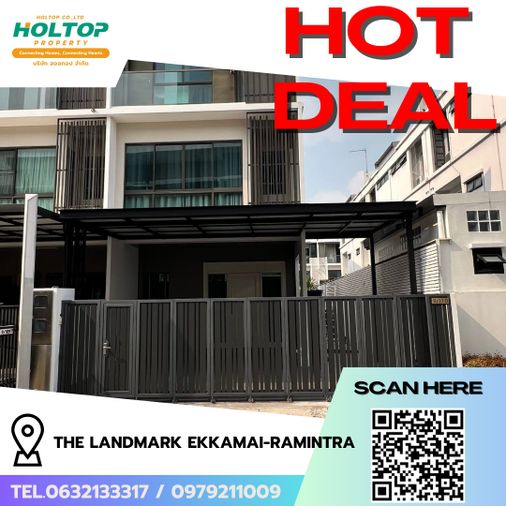 3-bed townhouse for rent, 31 sq wah, THE LANDMARK EKAMAI-RAMINDRA