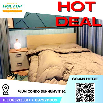Condos for rent : #R8902 🎉 180169 Condo for Rent: Plum Condo Sukhumvit 62