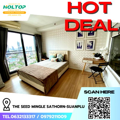 Condos for rent : #R8920 🎉 190169 Condo for rent: The Seed Mingle Sathorn-Suanplu