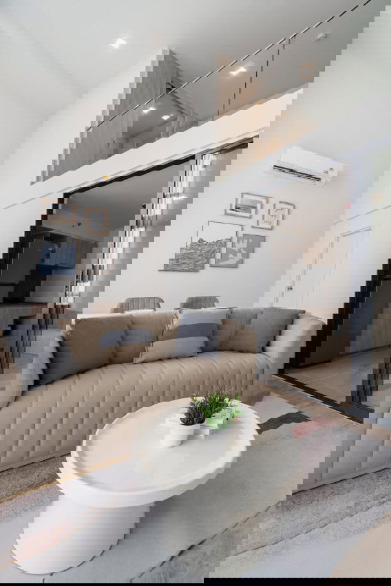 picture ***Condo for Rent : The Tree Pattanakarn-Ekkamai 1 Bed duplex Nice decorated High floor near Airport Link Ramkhamhaeng *** - 7/10