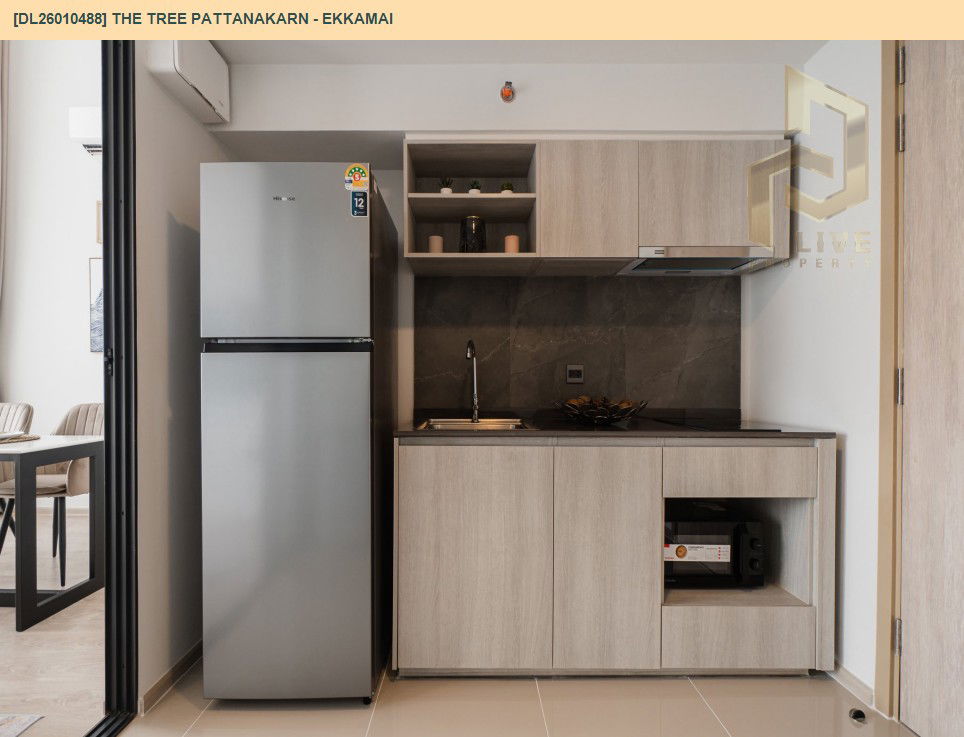 รูป DL26010488 ให้เช่าคอนโด เดอะ ทรี พัฒนาการ - เอกมัย (The Tree Pattanakarn - Ekkamai) ใกล้ สายสีส้ม พร้อมเข้าอยู่ โทรด่วน 0653619502 LineID @534wlwof - รูปที่ 10/10