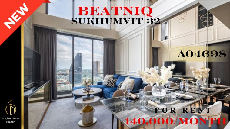 🍀🍀🍀 Exclusive Unit🌹🌹ให้เช่า📌 บีทนิค สุขุมวิท 32 🌸(Line:@rent2022) พร้อมอยู่ ✨A04698